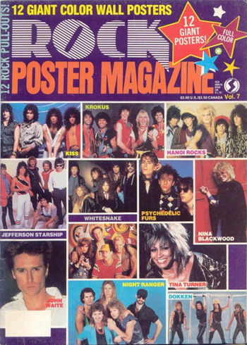 Rock Poster Magazine (Unknown, 1984 series) #7 (1985)