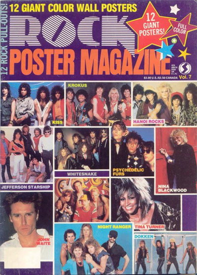 Rock Poster Magazine  #7 (1985)