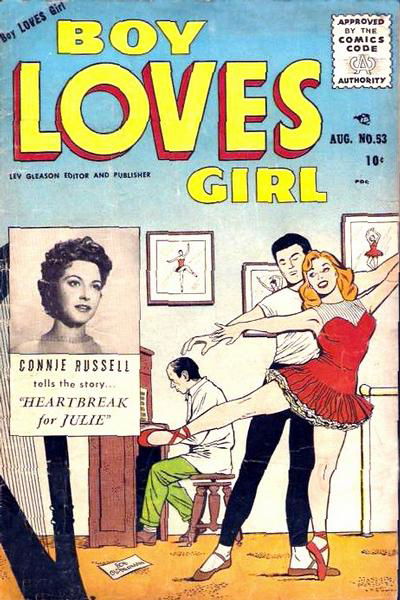 Boy Loves Girl (Lev Gleason, 1952 series) #53 (August 1955)