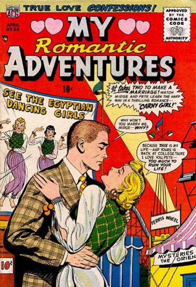 Romantic Adventures  #54 (April 1955)