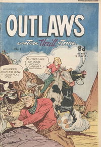 Outlaws Western Thrill Stories (AGP, 1951? series) #1 [1953?]