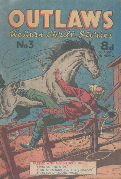 Outlaws Western Thrill Stories  #3 ([December 1951])