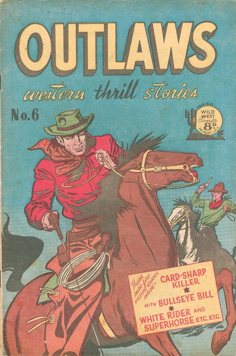 Outlaws Western Thrill Stories (AGP, 1951? series) #6 ([March 1952?])