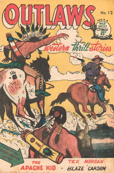 Outlaws Western Thrill Stories  #12 ([September 1952?])