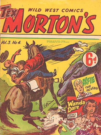 Tex Morton's Wild West Comics (Murie, 1949? series) v3#4 [December 1949?]