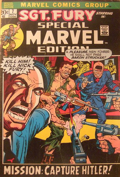 Special Marvel Edition (Marvel, 1971 series) #7 (November 1972)