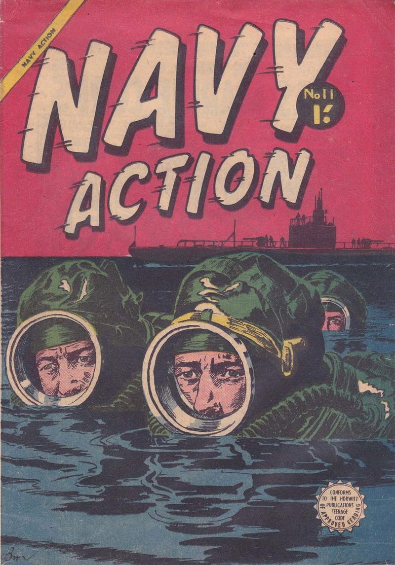 Navy Action (Horwitz, 1956 series) #11 ([April 1956?])