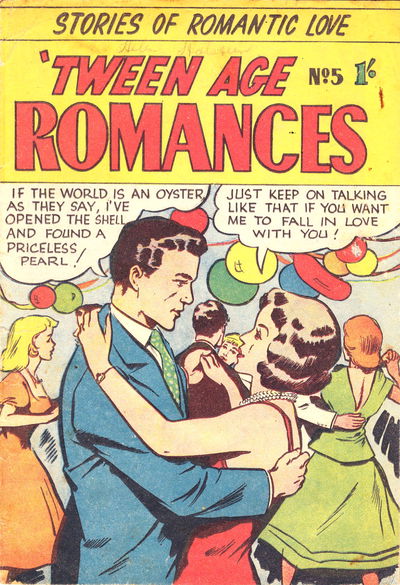 'Tween Age Romances (Youngs, 1957? series) #5 [May 1957?]