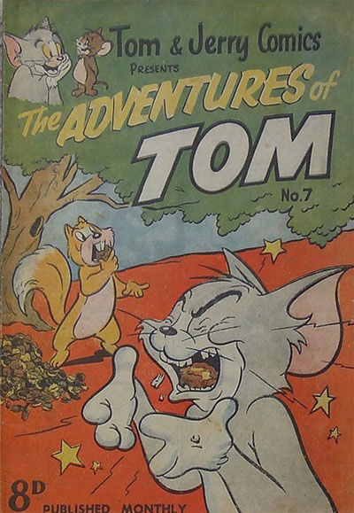 Tom & Jerry Comics Presents the Adventures of Tom (Rosnock, 1952 series) #7 — The Adventures of Tom ([January 1953?])