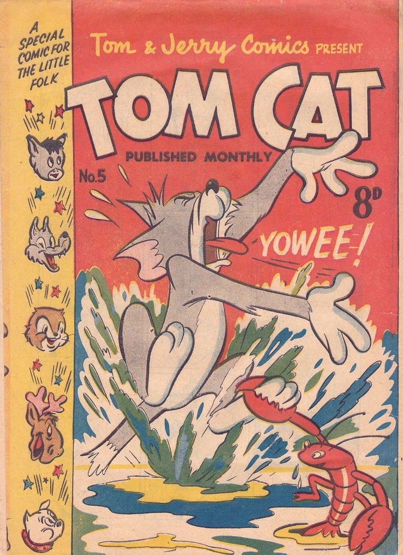 Tom & Jerry Comics Present Tom Cat (Rosnock, 1952? series) #5 ([1952?])