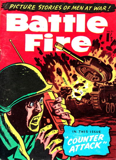 Battle Fire (Jubilee, 1958? series) #21 1961