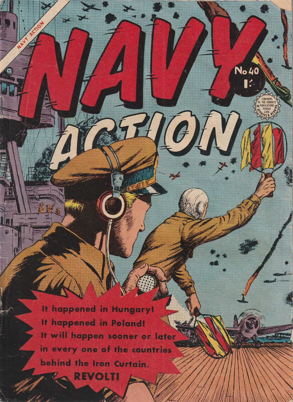 Navy Action (Horwitz, 1956 series) #40 ([September 1958?])