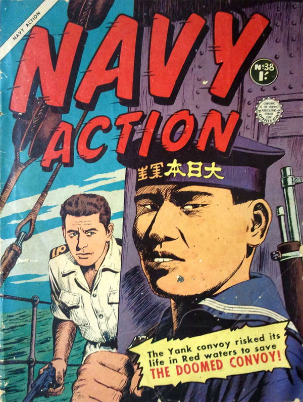 Navy Action (Horwitz, 1954 series) #38 ([July 1958?])