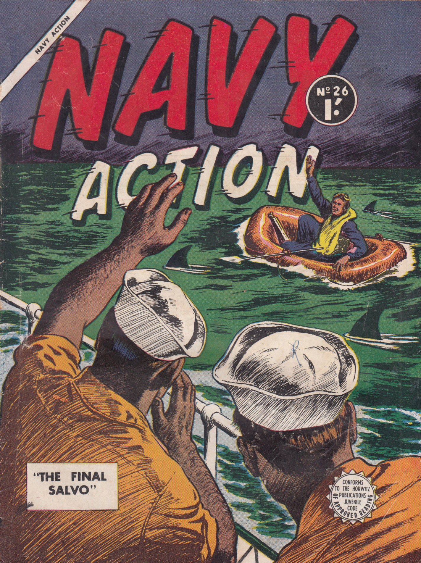Navy Action (Horwitz, 1956 series) #26 ([July 1957?])