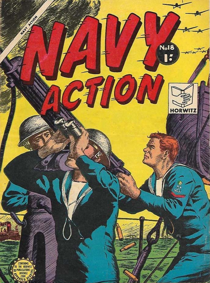 Navy Action (Horwitz, 1956 series) #18 ([November 1956?])