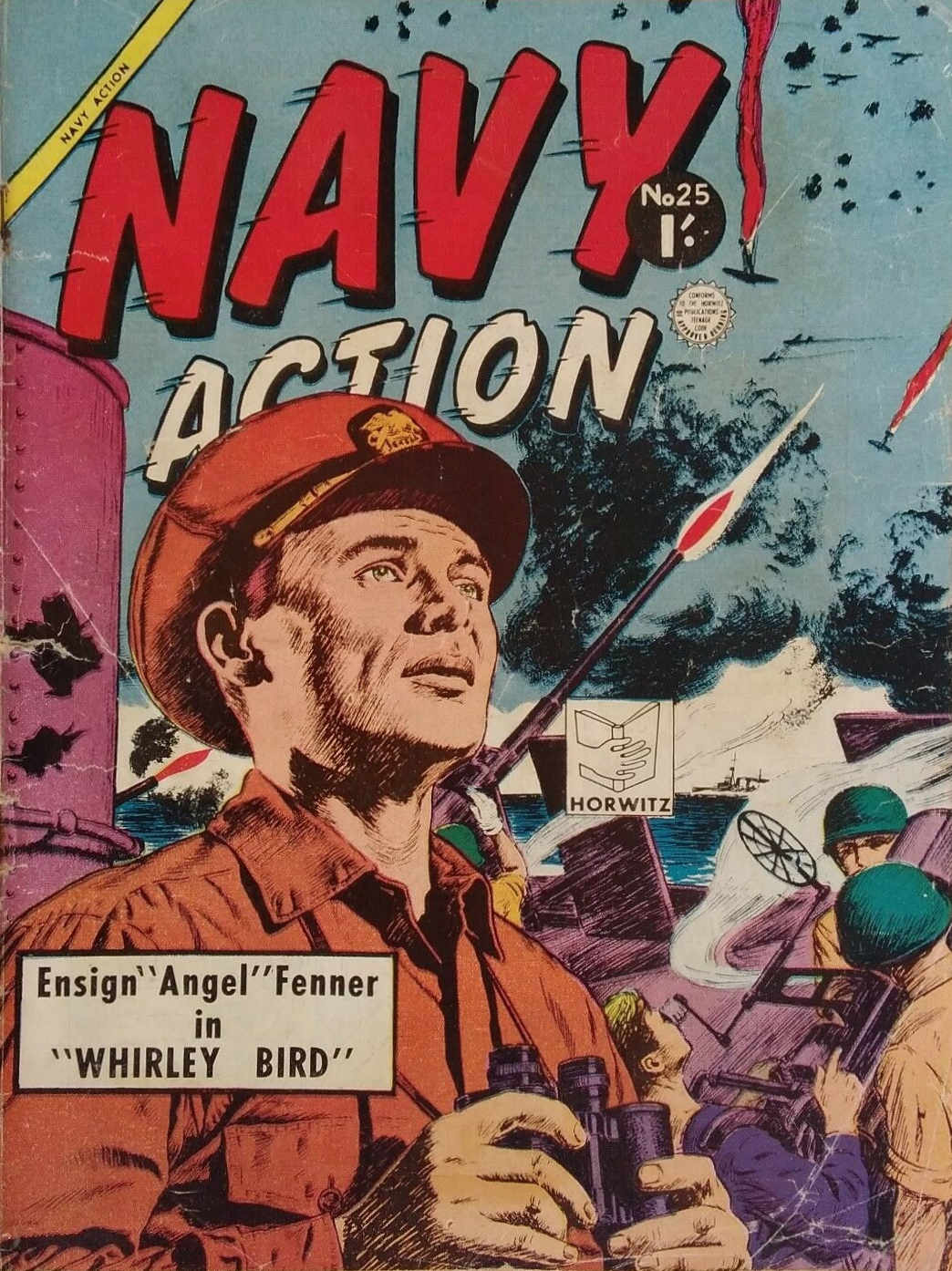 Navy Action (Horwitz, 1956 series) #25 ([June 1957?])