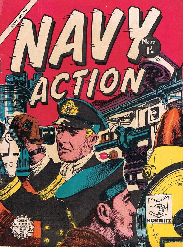 Navy Action (Horwitz, 1954 series) #17 ([October 1956?])