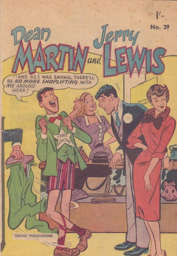 The Adventures of Dean Martin and Jerry Lewis (Tricho, 1961? series) #39 ([January 1962?])