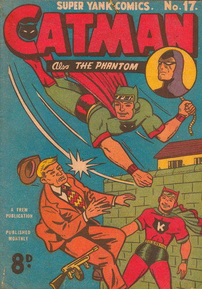 Super Yank Comics (Frew, 1950 series) #17 — Catman ([March 1952?])