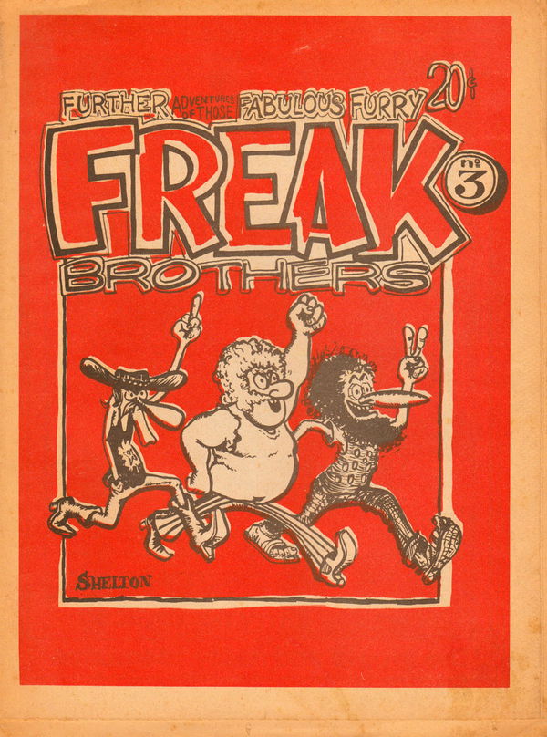 The Collected Adventures of The Fabulous Furry Freak Brothers (Tomato Press, 1971? series) #3 (June 1972)