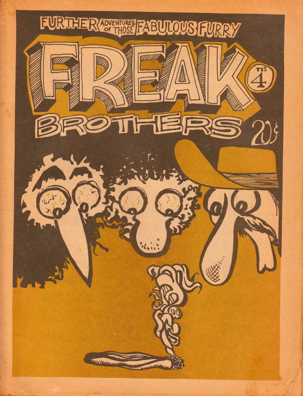 The Collected Adventures of The Fabulous Furry Freak Brothers (Tomato Press, 1971? series) #4 (April 1975)