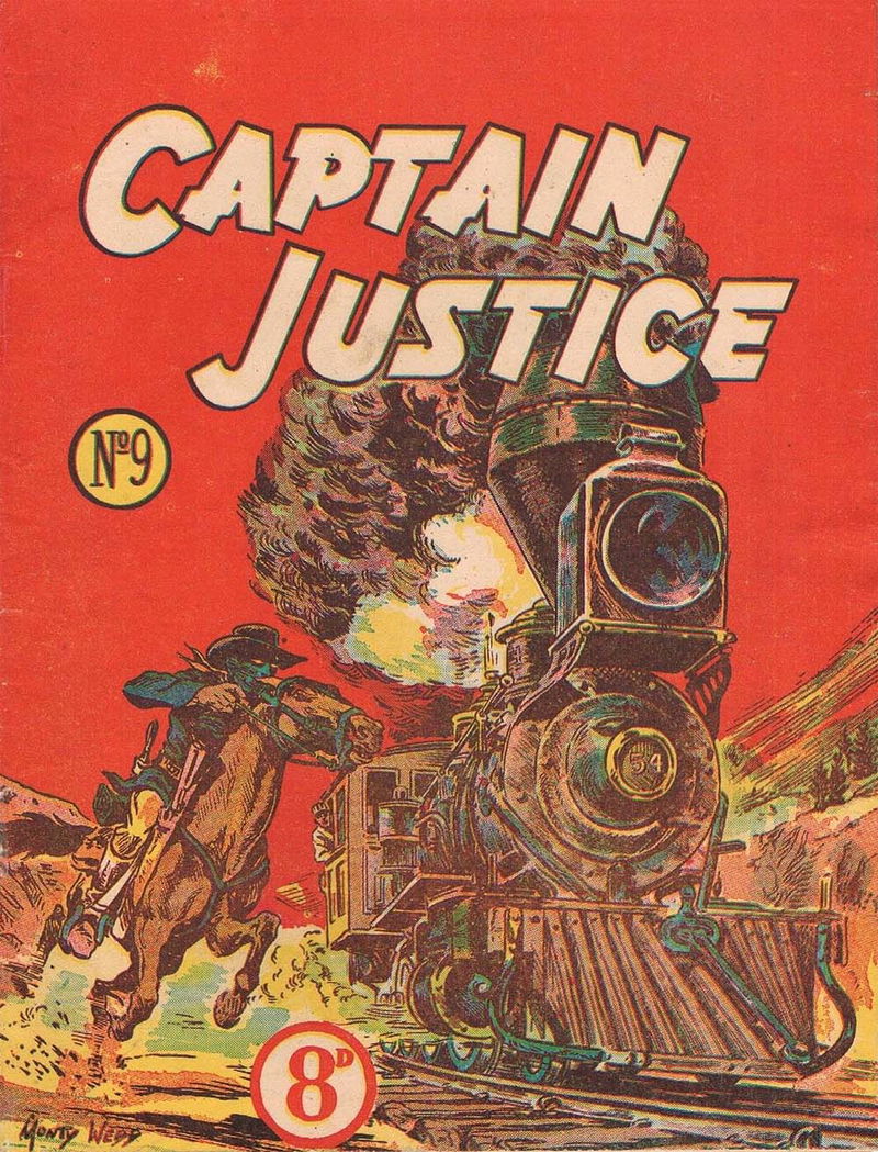 Captain Justice (New Century, 1950 series) #9 ([August 1951?])