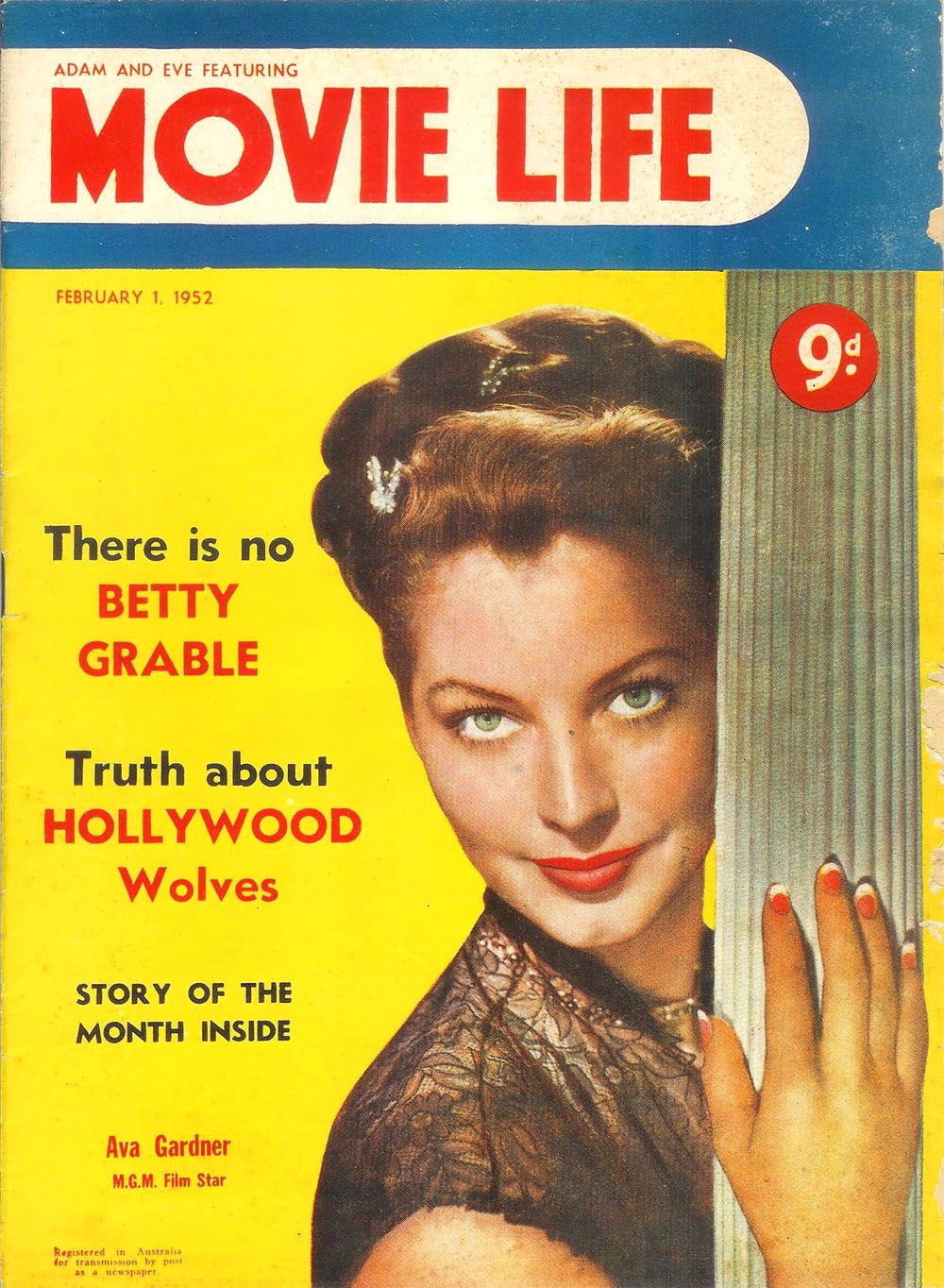 Adam and Eve Featuring Movie Life (Southdown Press, 1945 series) v6#8 (1 February 1952)