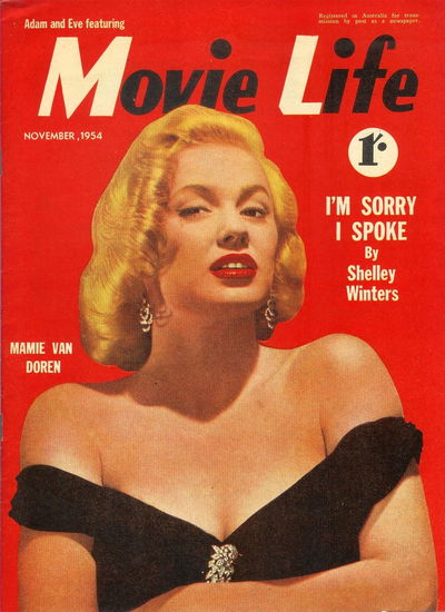 Adam and Eve Featuring Movie Life (Southdown Press, 1945 series) v9#5 November 1954