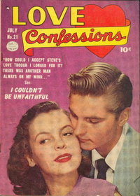Love Confessions (Quality, 1949 series)  #21 (July 1952)