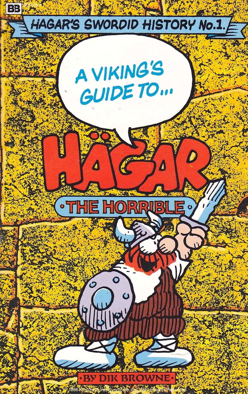 Hagar's Swordid History (Budget Books, 1986 series) #1 — A Viking's Guide to Hägar the Horrible (1986)