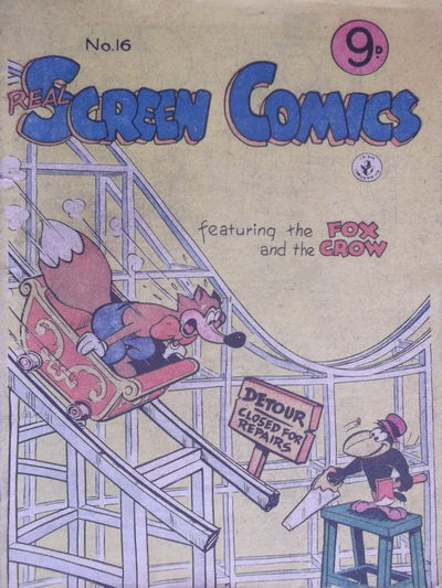 Real Screen Comics (Colour Comics, 1954 series) #16 [August 1955?]