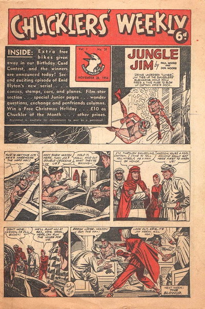 Chucklers' Weekly  v1#31 (26 November 1954)