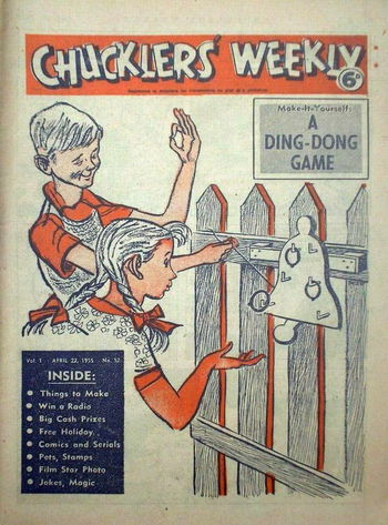 Chucklers' Weekly (Consolidated Press, 1954? series) v1#52 (22 April 1955)