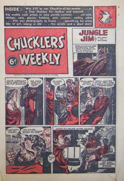 Chucklers' Weekly (Consolidated Press, 1954? series) v1#14 30 July 1954