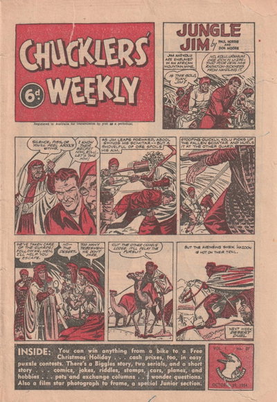 Chucklers' Weekly  v1#27 (29 October 1954)