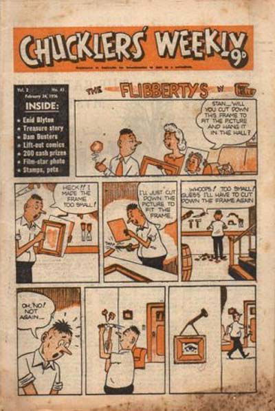 Chucklers' Weekly (Consolidated Press, 1954? series) v2#43 (24 February 1956)