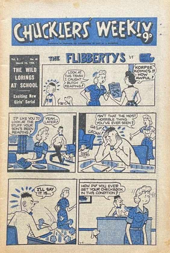Chucklers' Weekly (Consolidated Press, 1954? series) v2#46 (16 March 1956)