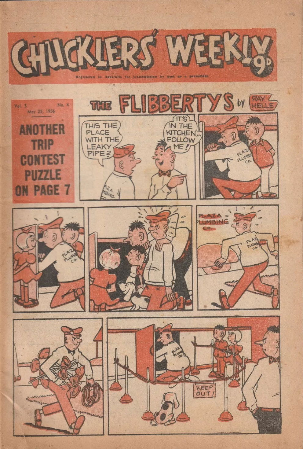 Chucklers' Weekly (Consolidated Press, 1954? series) v3#4 ([25 May 1956?])