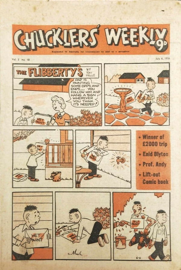 Chucklers' Weekly (Consolidated Press, 1954? series) v3#10 (6 July 1956)