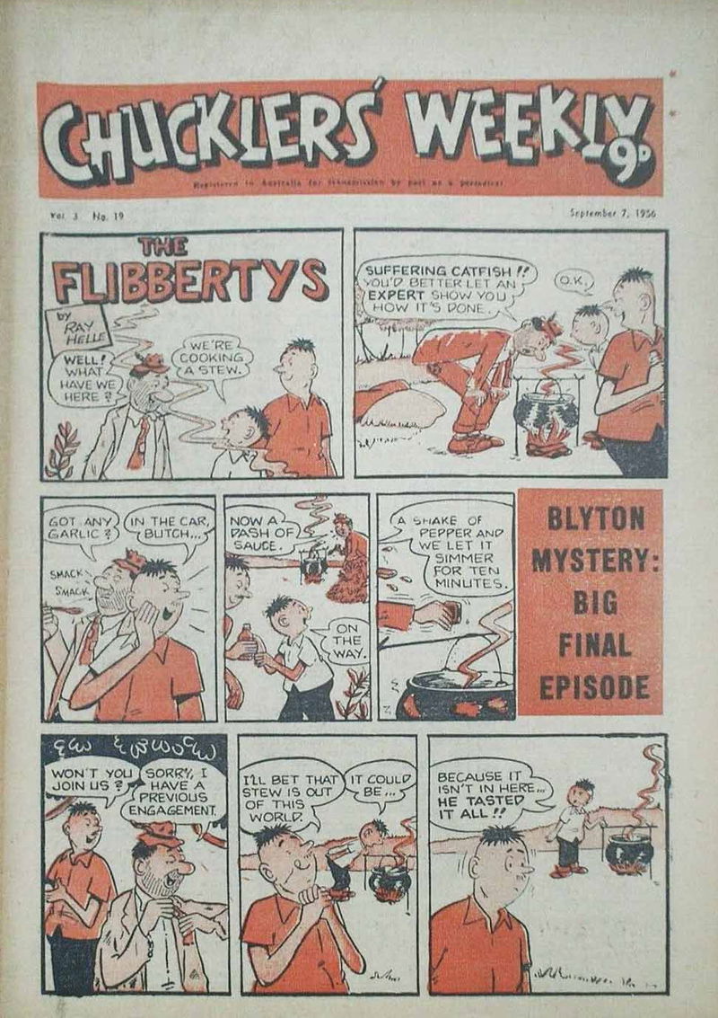 Chucklers' Weekly (Consolidated Press, 1954? series) v3#19 (7 September 1956)