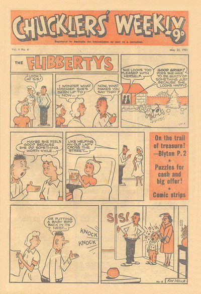 Chucklers' Weekly (Consolidated Press, 1954? series) v4#4 (24 May 1957)