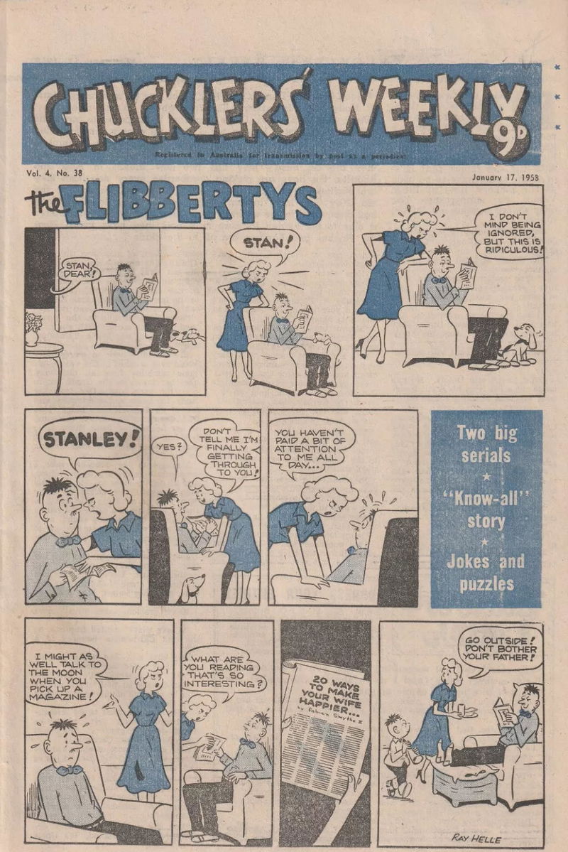 Chucklers' Weekly (ACP, 1957 series) v4#38 (17 January 1958)