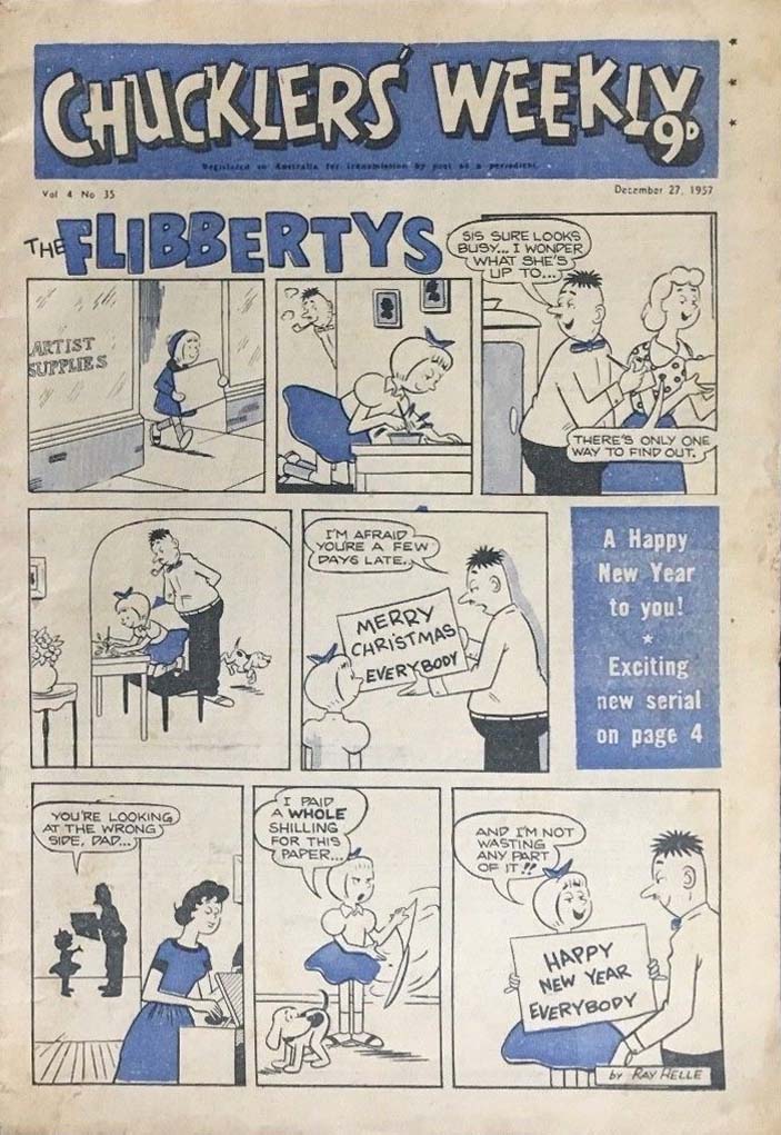 Chucklers' Weekly (ACP, 1957 series) v4#35 (27 December 1957)