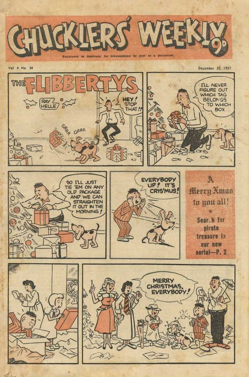 Chucklers' Weekly (ACP, 1957 series) v4#34 (20 December 1957)