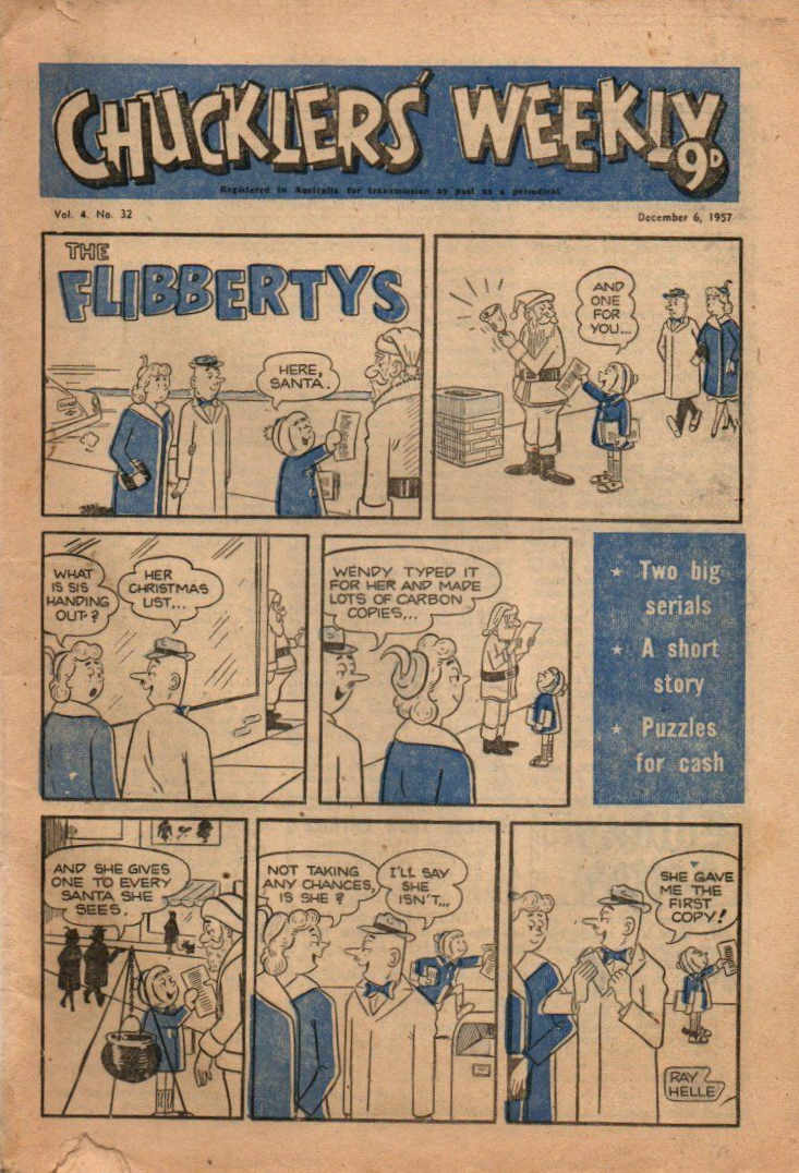Chucklers' Weekly (ACP, 1957 series) v4#32 (6 December 1957)