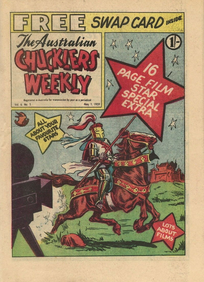 The Australian Chucklers Weekly (Molly Dye, 1959? series) v6#1 (1 May 1959)