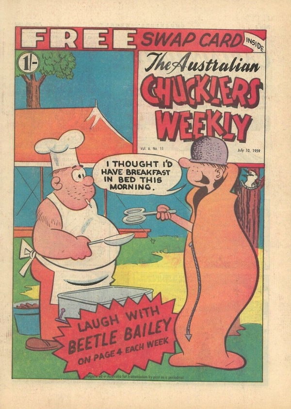 The Australian Chucklers Weekly (Molly Dye, 1959? series) v6#11 (10 July 1959)