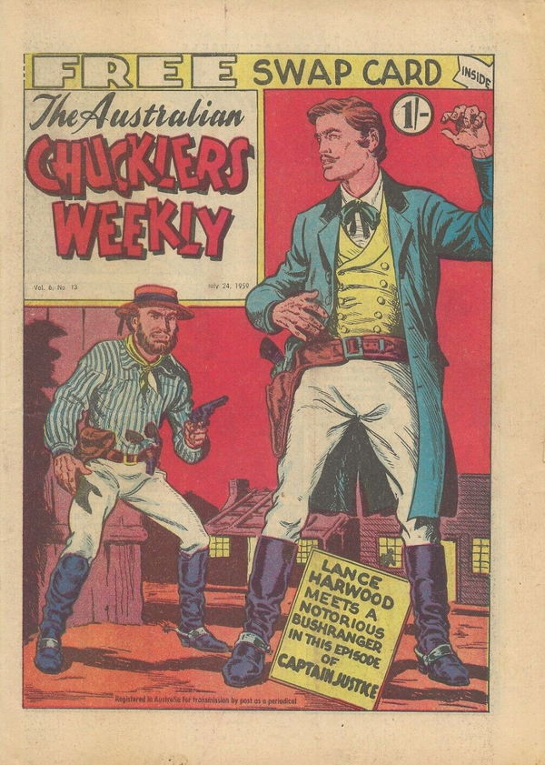 The Australian Chucklers Weekly (Molly Dye, 1959? series) v6#13 (24 July 1959)