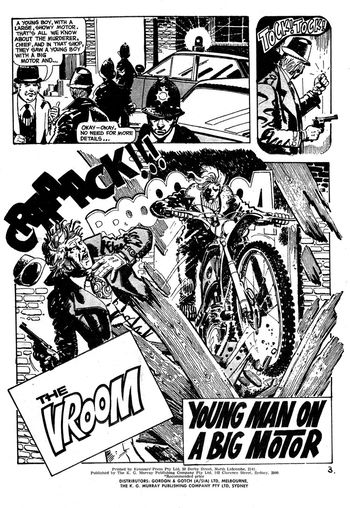 Climax Adventure Comic (KG Murray, 1974 series) #19 — Young Man on a Big Motor (page 1)