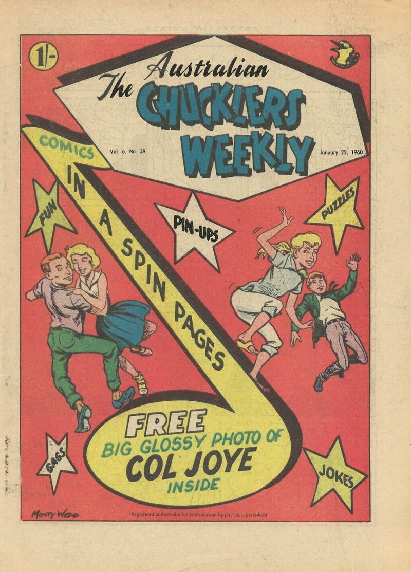 The Australian Chucklers Weekly (Chucklers, 1959 series) v6#39 (January 1960)